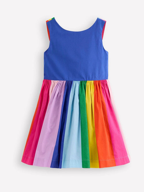 Boden Blue Multi Strap Flare Dress image 1