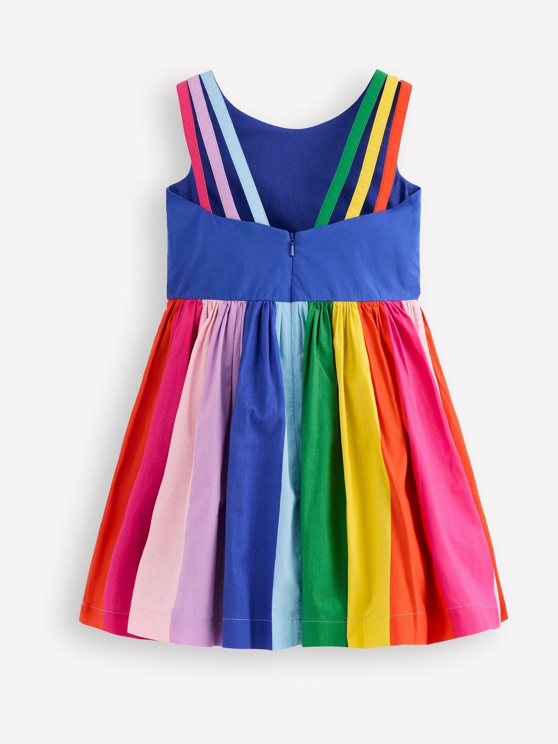 Boden Blue Multi Strap Flare Dress image 2