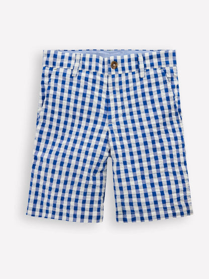 Dsiney Kidz - Boden Blue Textured Shorts image 1