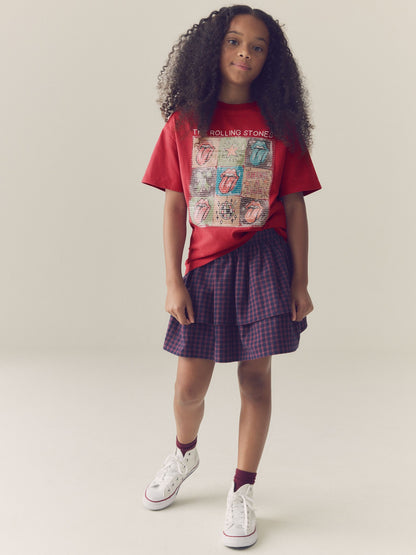 Red Sequin Rolling Stones Oversized T-Shirt (3-16yrs) - image 2