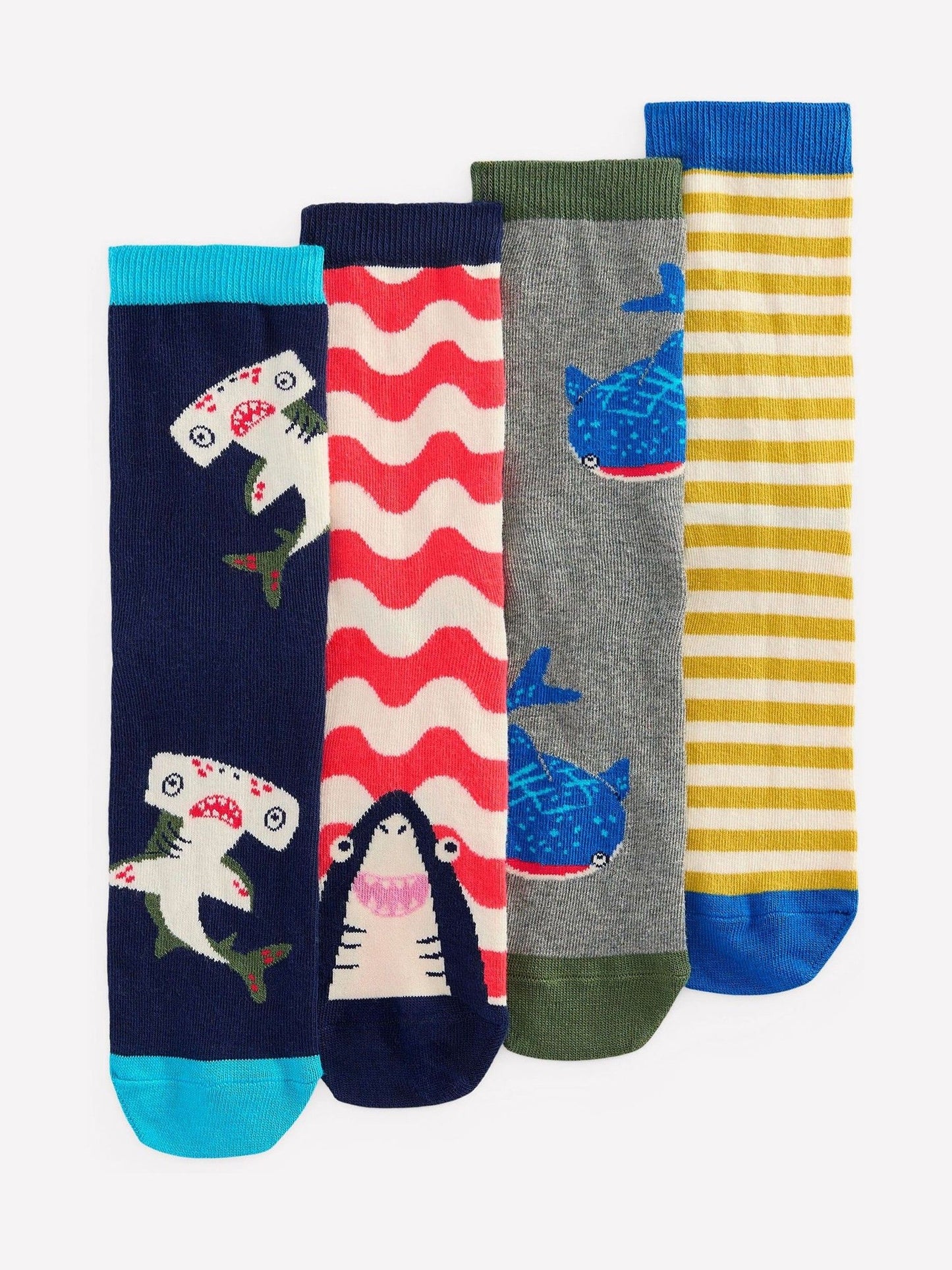 Boden Blue Socks 7 Pack image 1