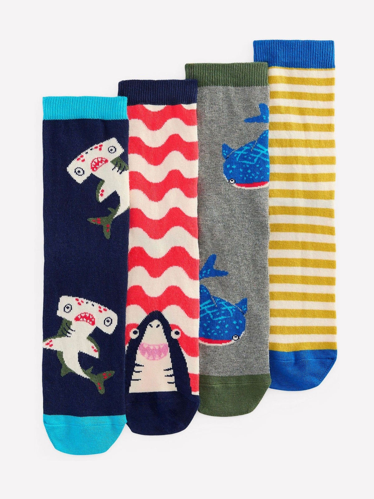 Boden Blue Socks 7 Pack image 1