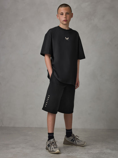 Dsiney Kidz - Castore Black Oversized Top and Bermuda Shorts Set image 2