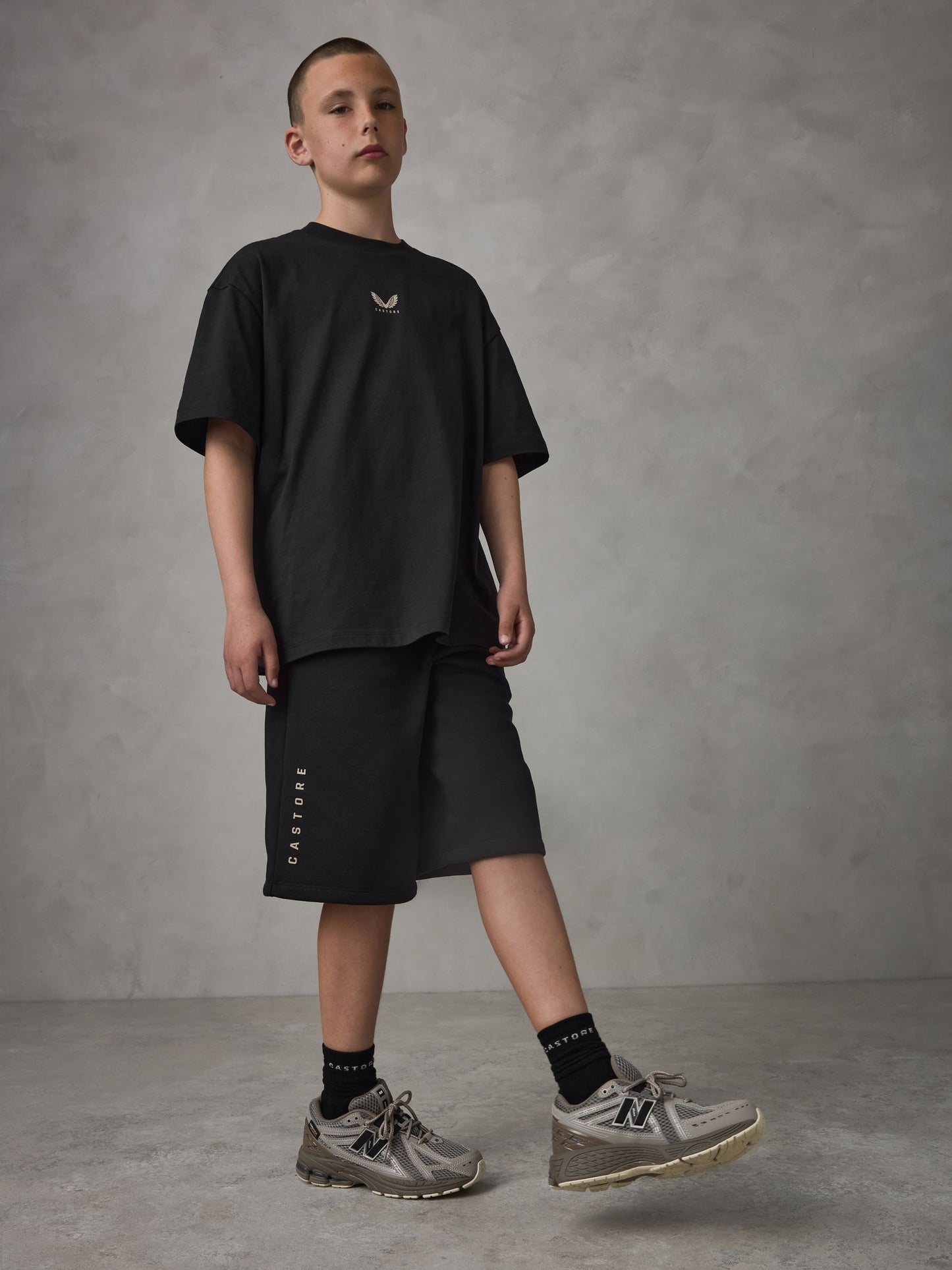 Dsiney Kidz - Castore Black Oversized Top and Bermuda Shorts Set image 3