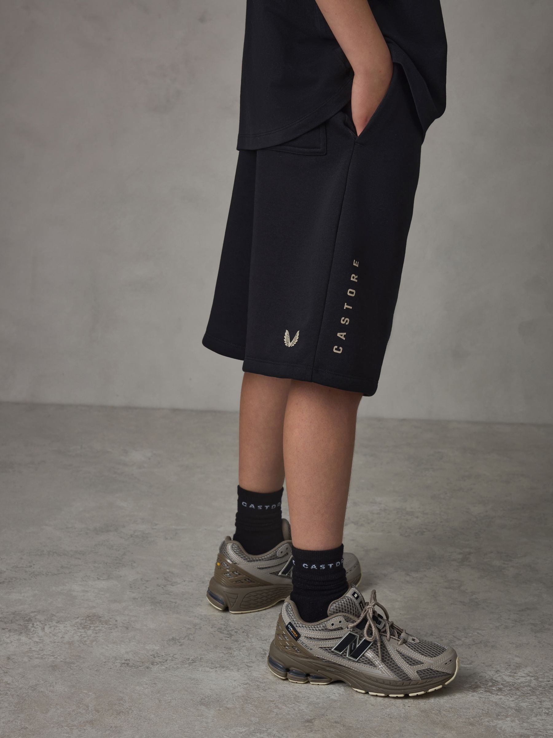 Dsiney Kidz - Castore Black Oversized Top and Bermuda Shorts Set image 5
