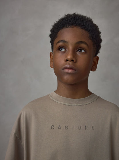 Dsiney Kidz - Castore Stone Garment Dyed Oversized Top and Bermuda Shorts Set image 5