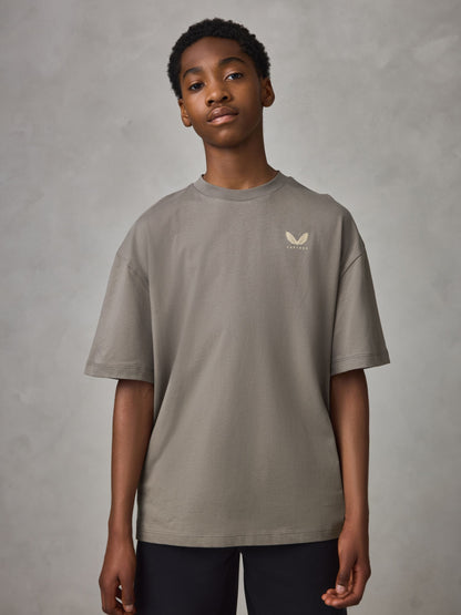 Dsiney Kidz - Castore Blue/White/Brown Oversized Short Sleeve Logo Cotton T-Shirts 3 Pack image 4