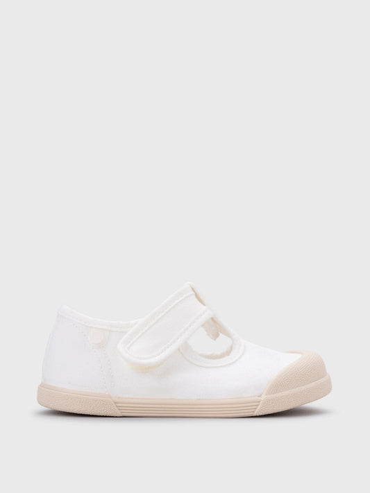 Igor White Lona Pepito Canvas Plimsolls Shoes image 2
