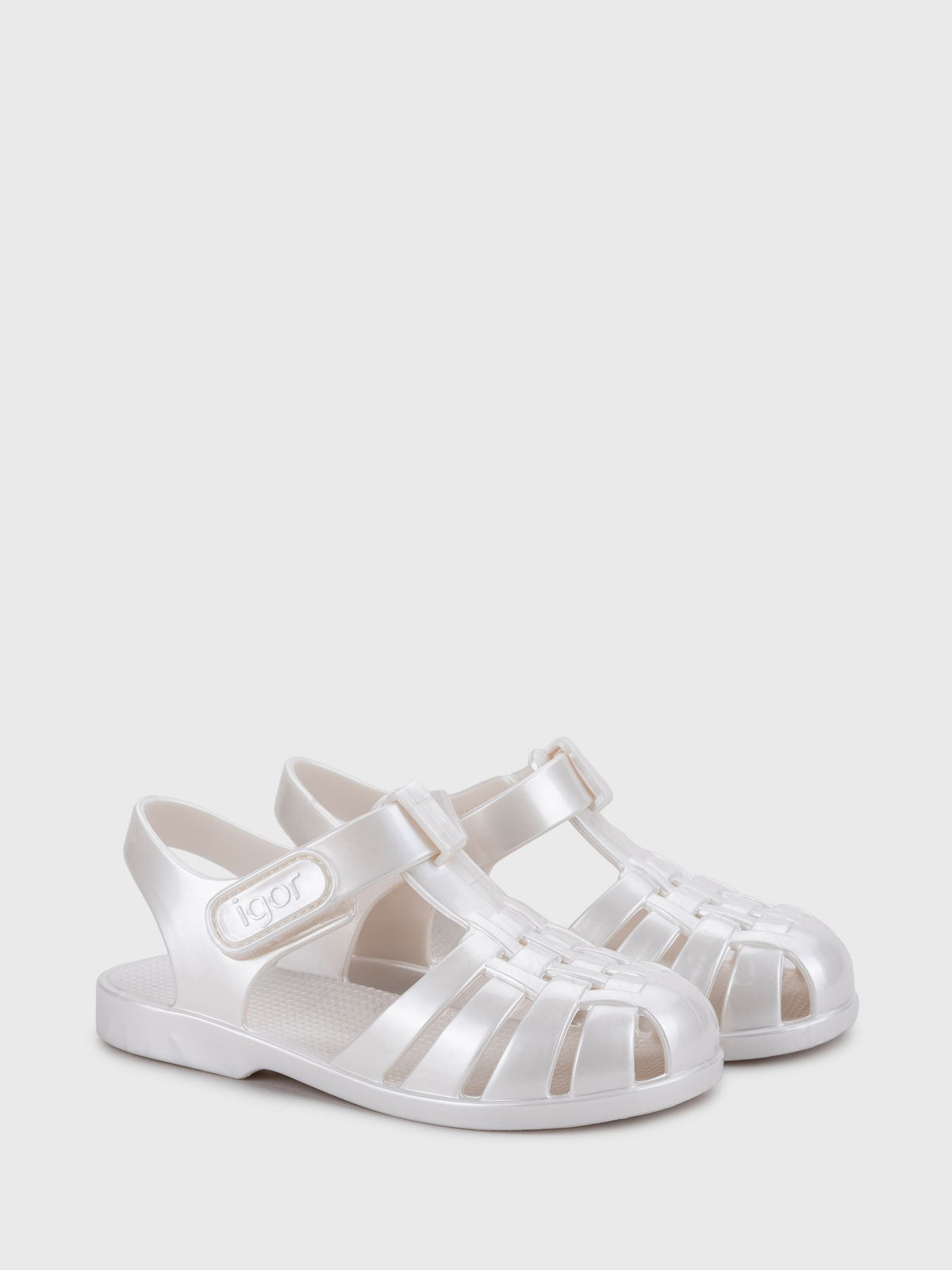Igor White Clasica Pearl Sandals image 1