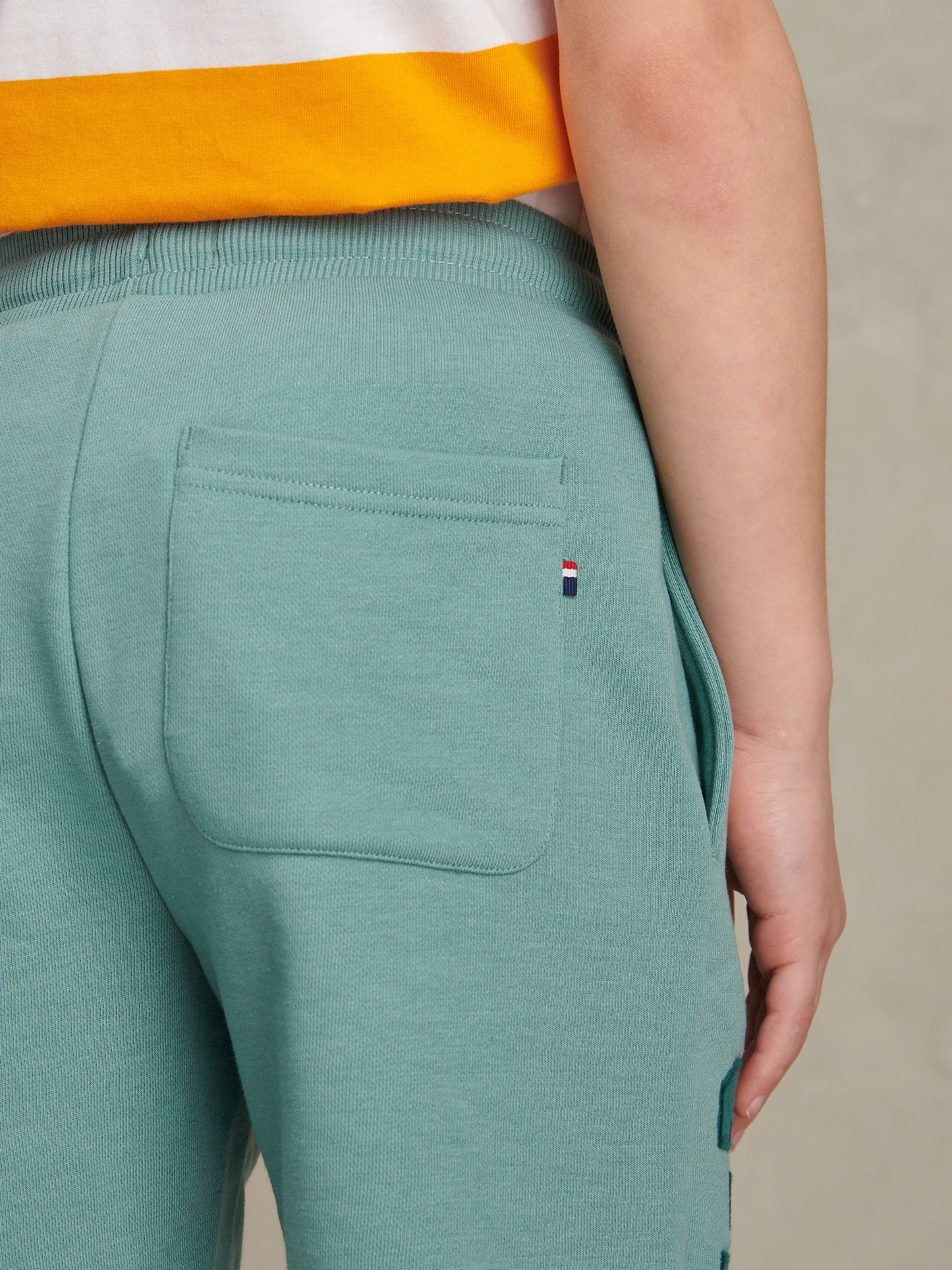 Dsiney Kidz - U.S. Polo Assn. Teal Player 3 Sweat Shorts image 6
