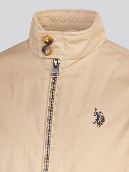 Dsiney Kidz - U.S. Polo Assn. Brown Cotton Twill Harrington Jacket image 4