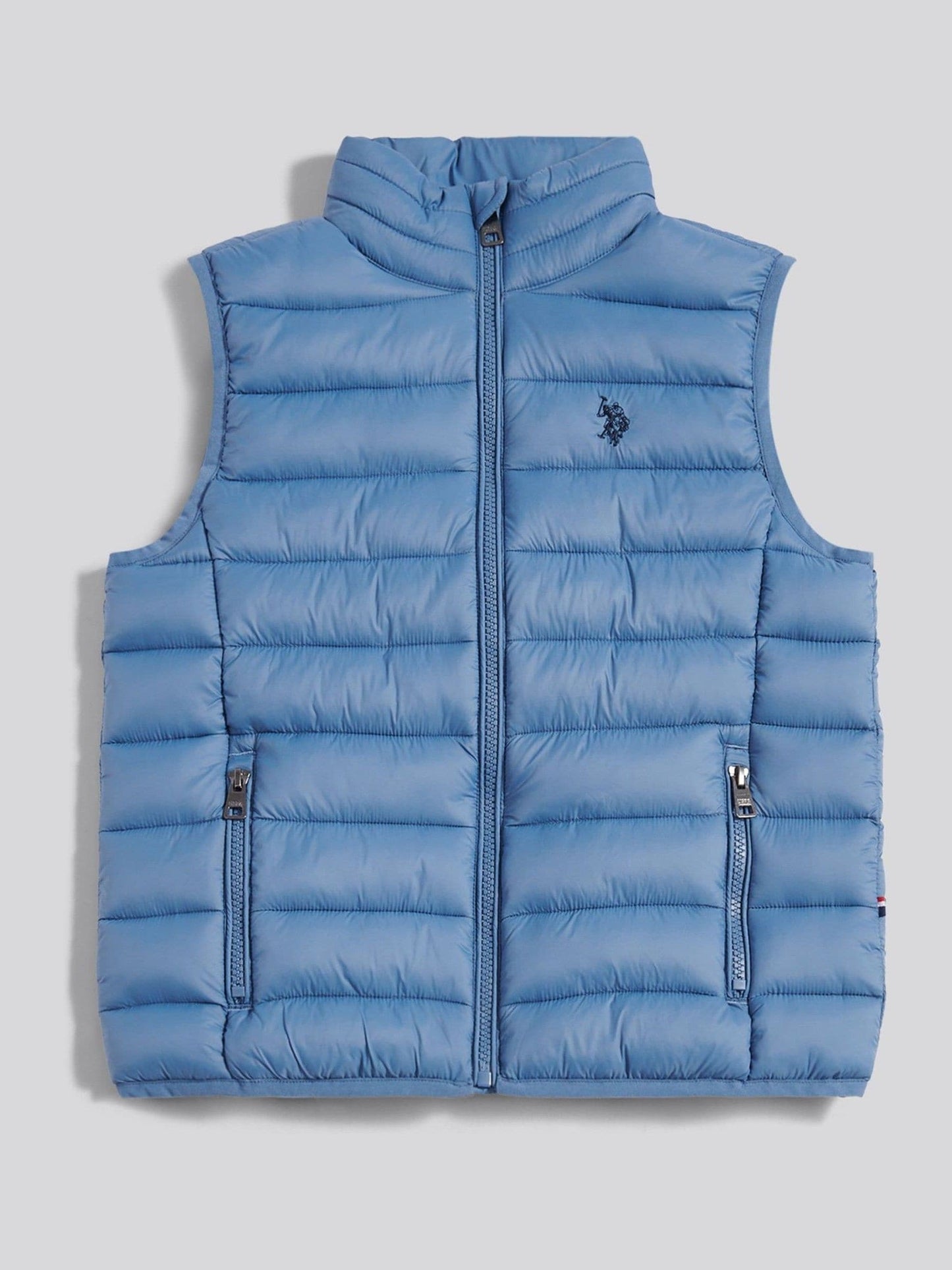 Dsiney Kidz - U.S. Polo Assn. Steel Blue Lightweight Quilted Gilet image 1