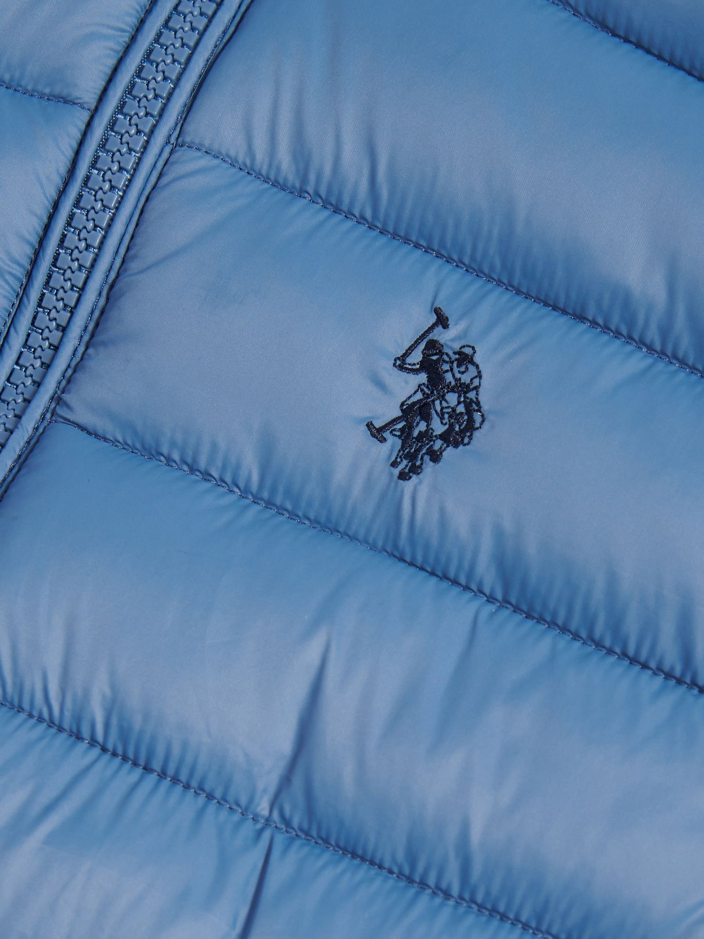 Dsiney Kidz - U.S. Polo Assn. Steel Blue Lightweight Quilted Gilet image 3