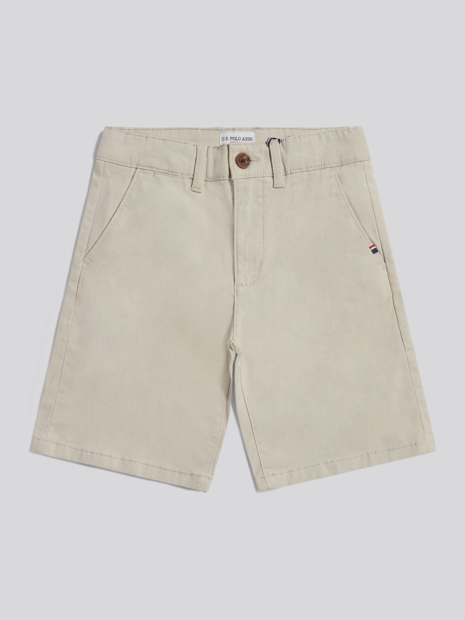 Dsiney Kidz - U.S. Polo Assn Cream Classic Chino Shorts image 1