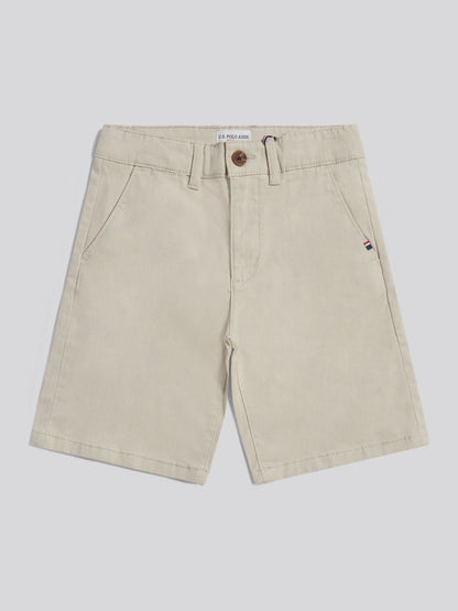 Dsiney Kidz - U.S. Polo Assn Cream Classic Chino Shorts image 1