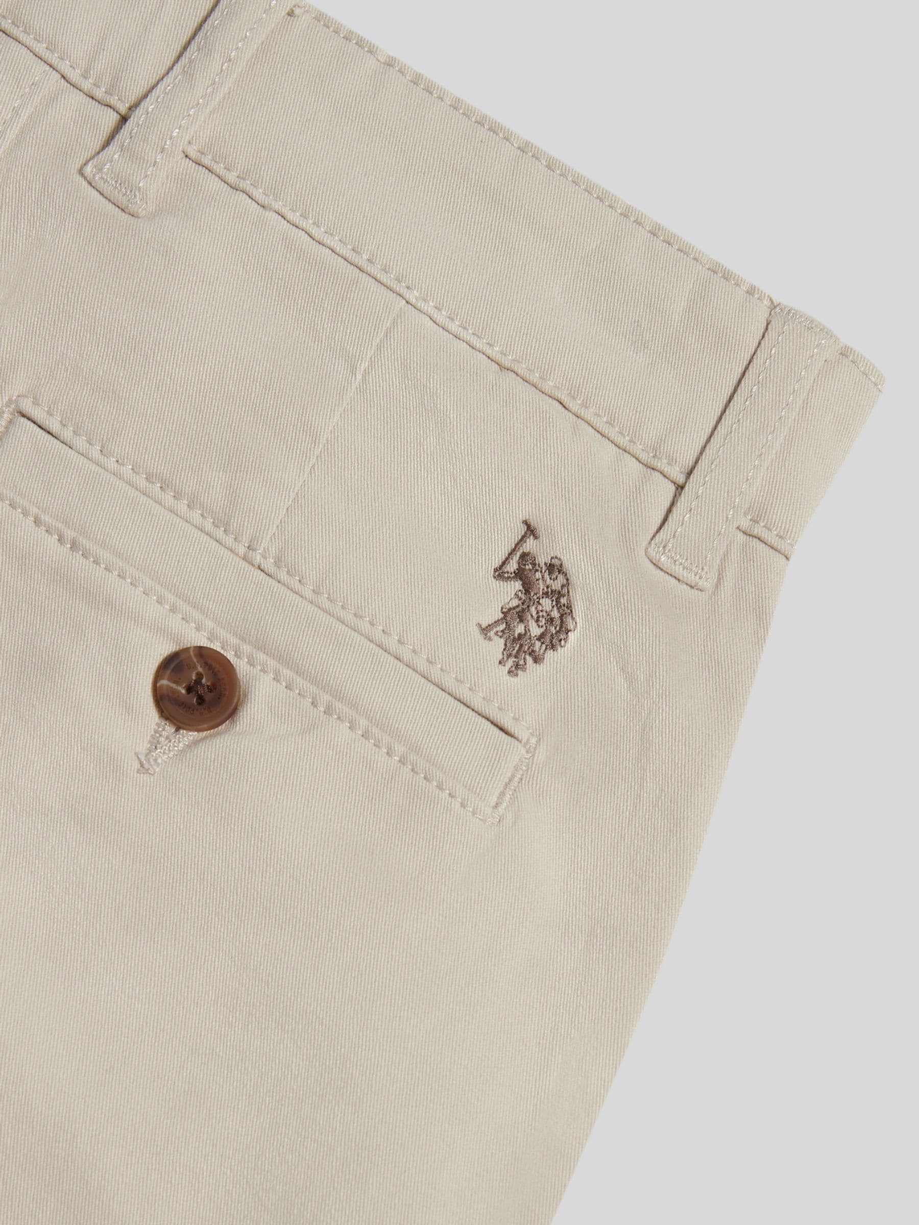 Dsiney Kidz - U.S. Polo Assn Cream Classic Chino Shorts image 3