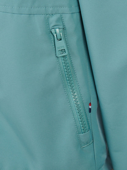 Dsiney Kidz - U.S. Polo Assn. Teal Blue Mesh Lined Hooded Windbreaker Jacket image 5