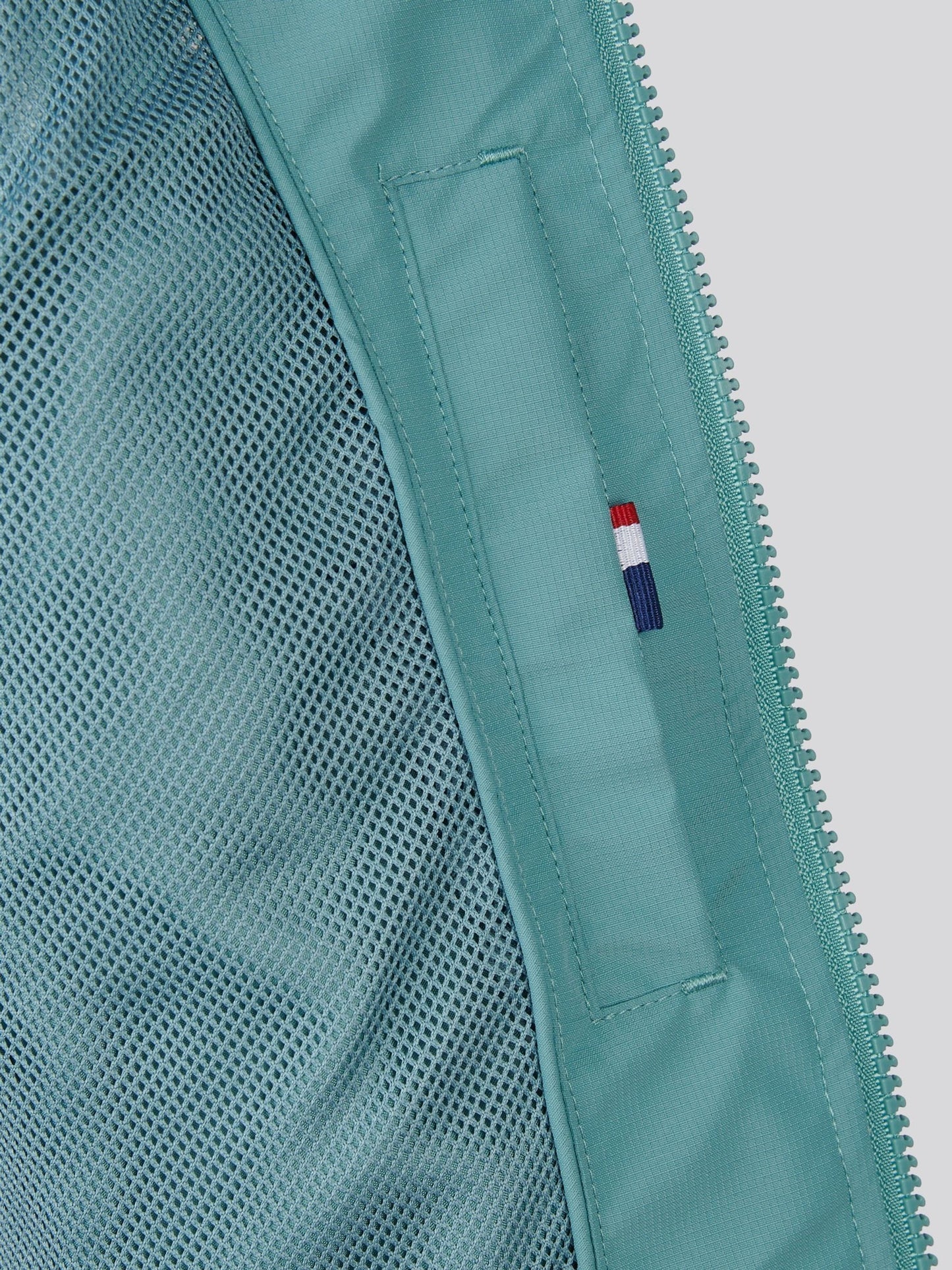 Dsiney Kidz - U.S. Polo Assn. Teal Blue Mesh Lined Hooded Windbreaker Jacket image 6