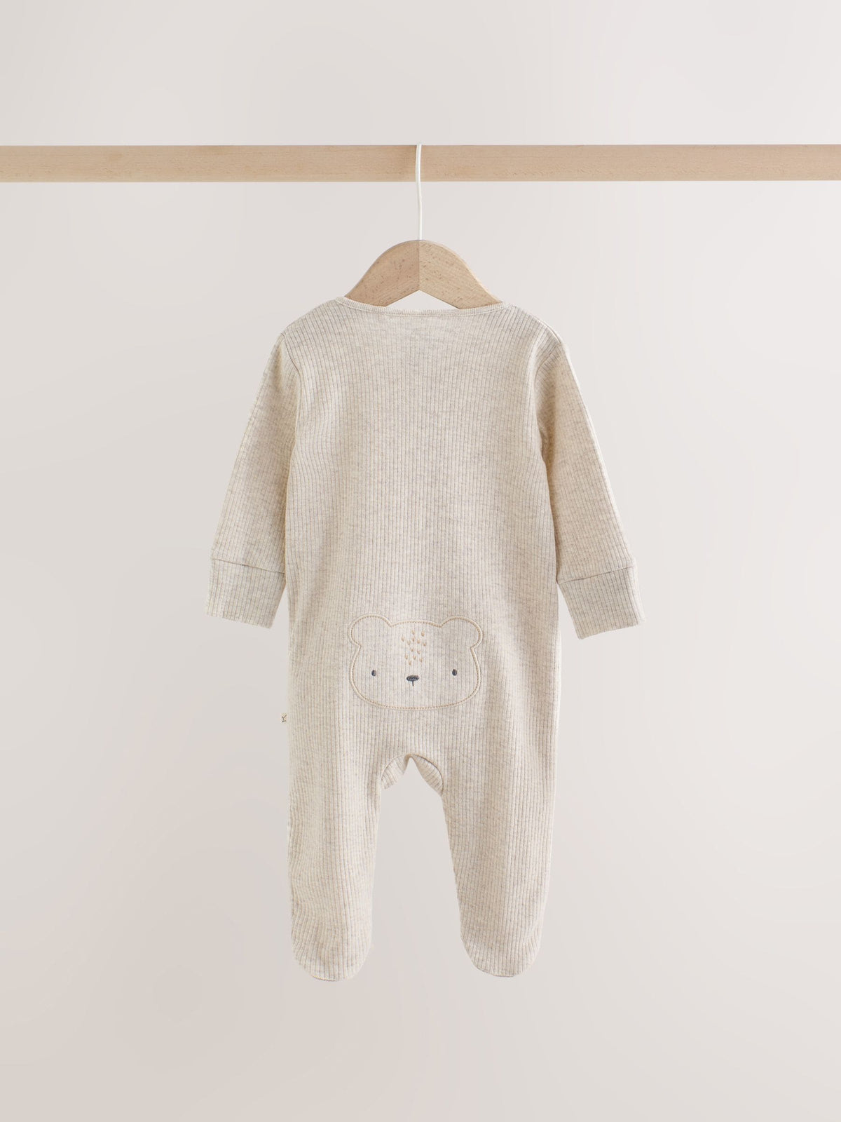 Neutral Bear Two Way Zip Sleepsuits 3 Pack (0-2yrs) - image 13