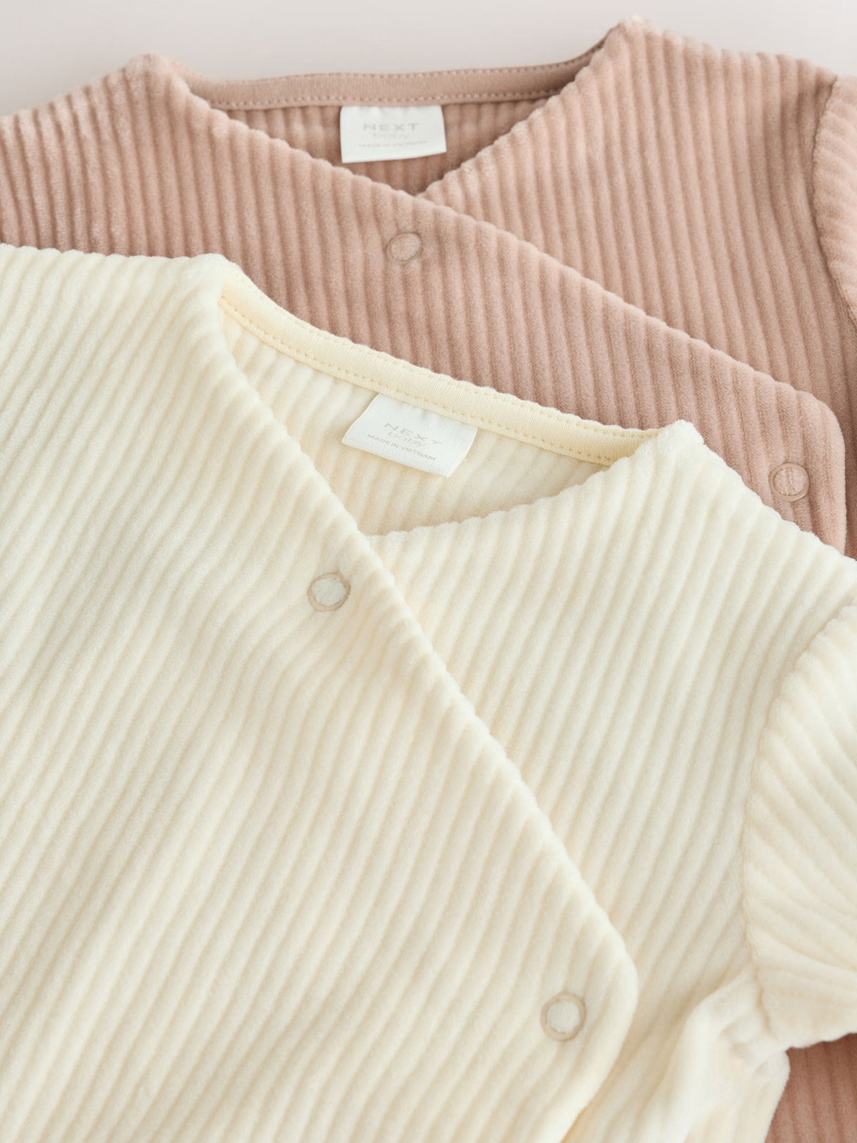 Neutral Fleece Baby Sleepsuits 2 Pack - image 10