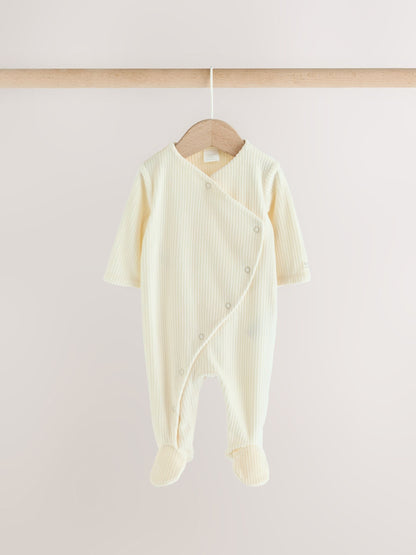 Neutral Fleece Baby Sleepsuits 2 Pack - image 6