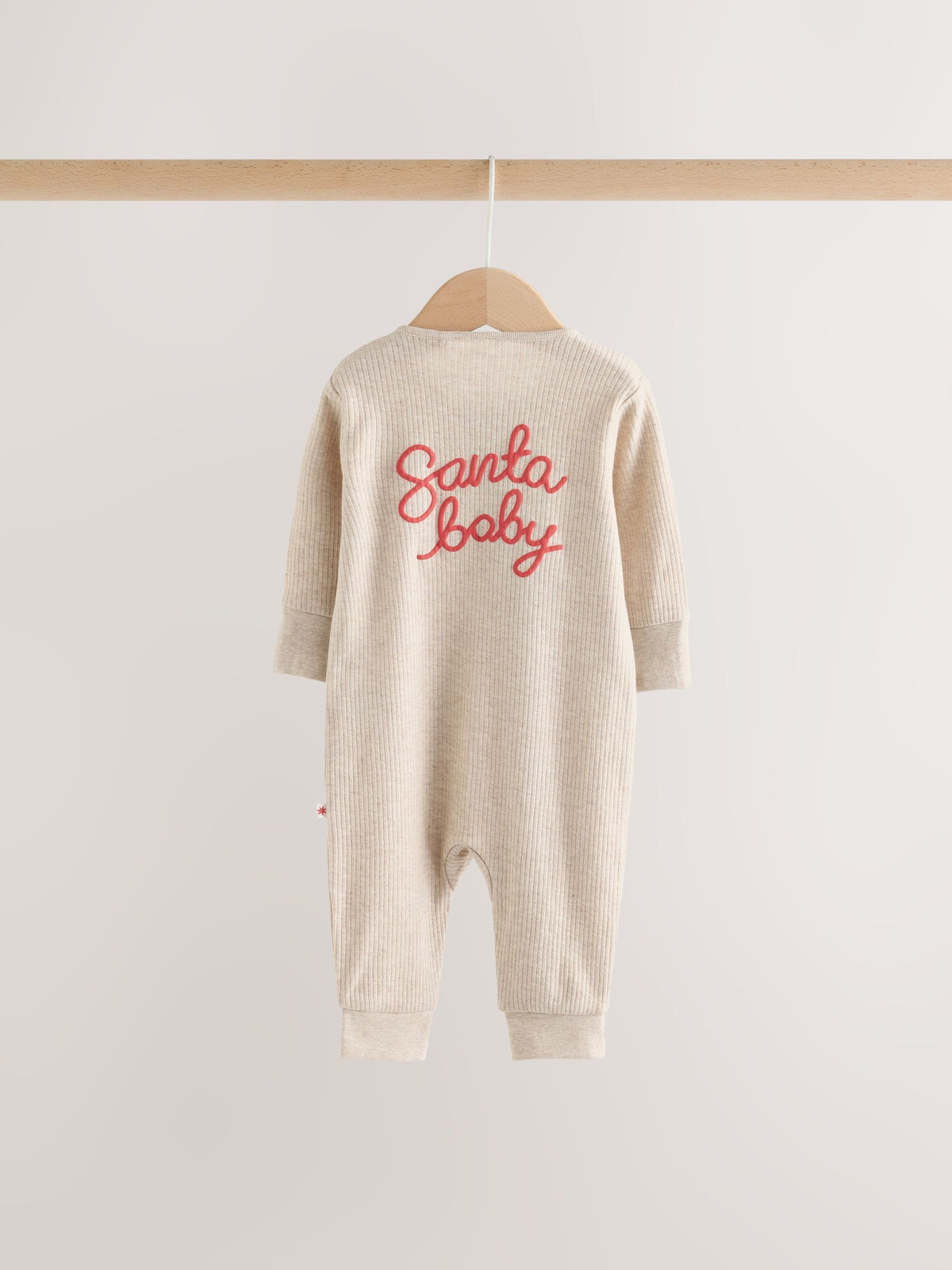 Red/White Christmas Two Way Zip Baby Sleepsuit 3 Pack (0mths-3yrs) - image 6