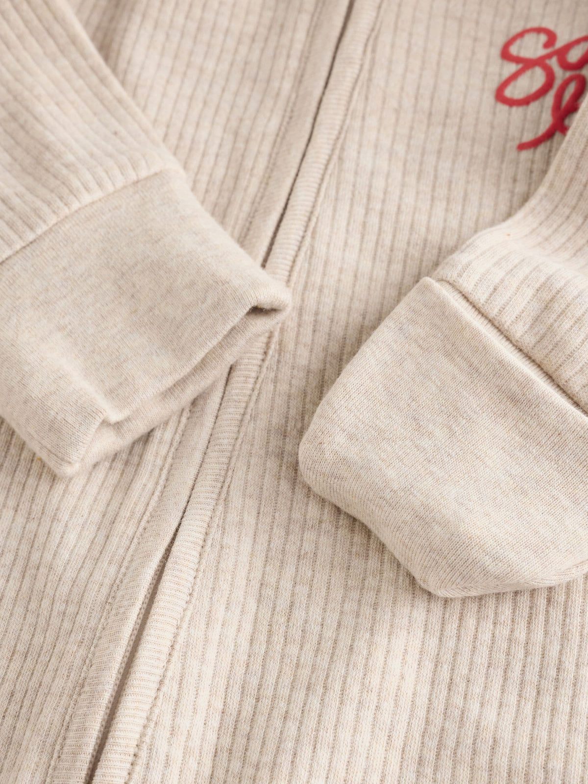 Red/White Christmas Two Way Zip Baby Sleepsuit 3 Pack (0mths-3yrs) - image 8