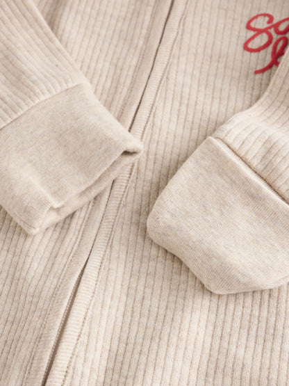 Red/White Christmas Two Way Zip Baby Sleepsuit 3 Pack (0mths-3yrs) - image 8