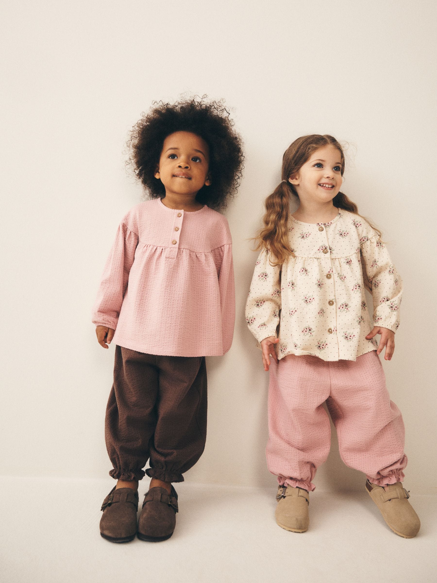 Pink Long Sleeve Blouse and Bloomer Trousers 4 Pack (3mths-7yrs) image 2