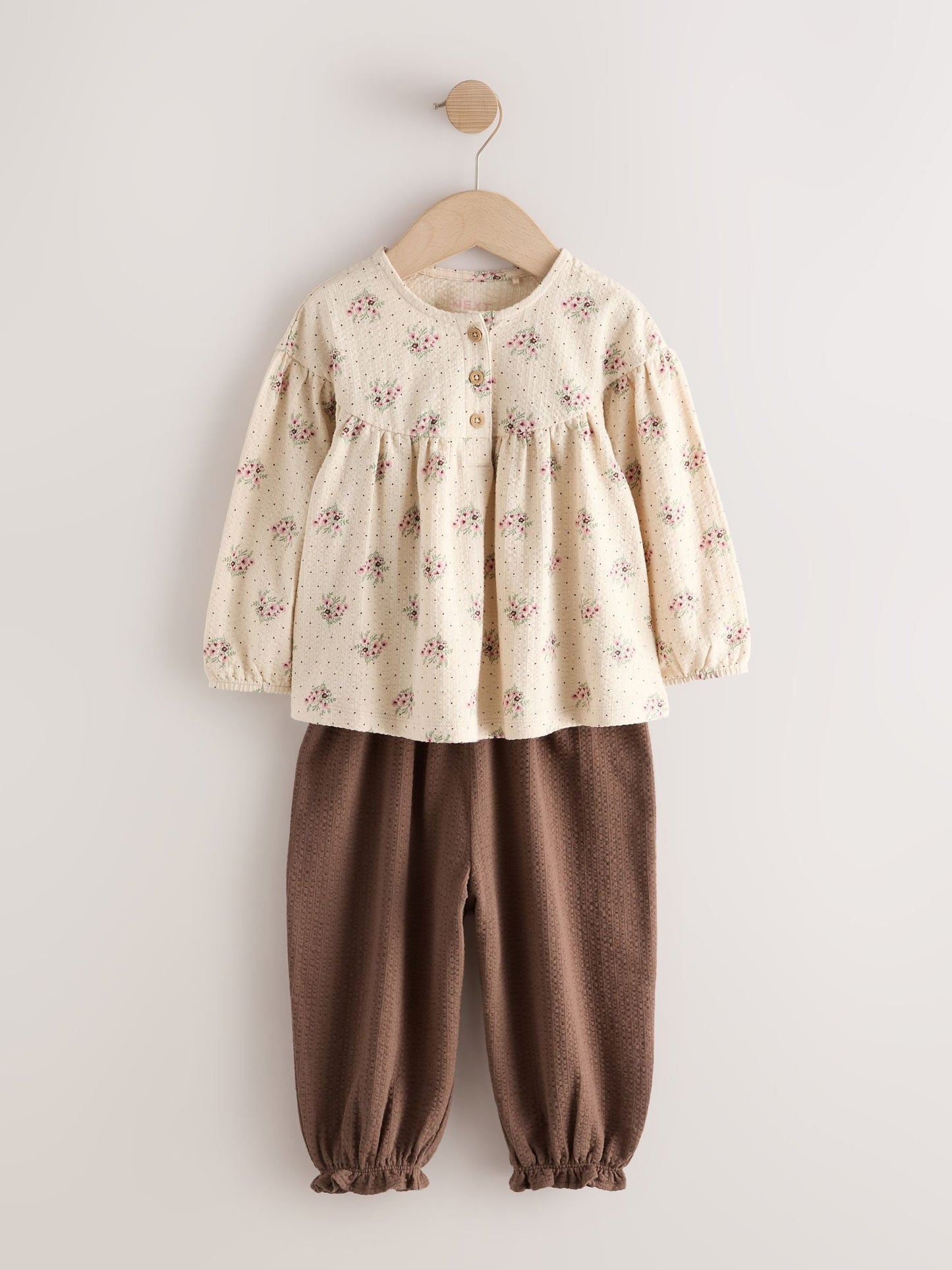 Pink Long Sleeve Blouse and Bloomer Trousers 4 Pack (3mths-7yrs) image 7