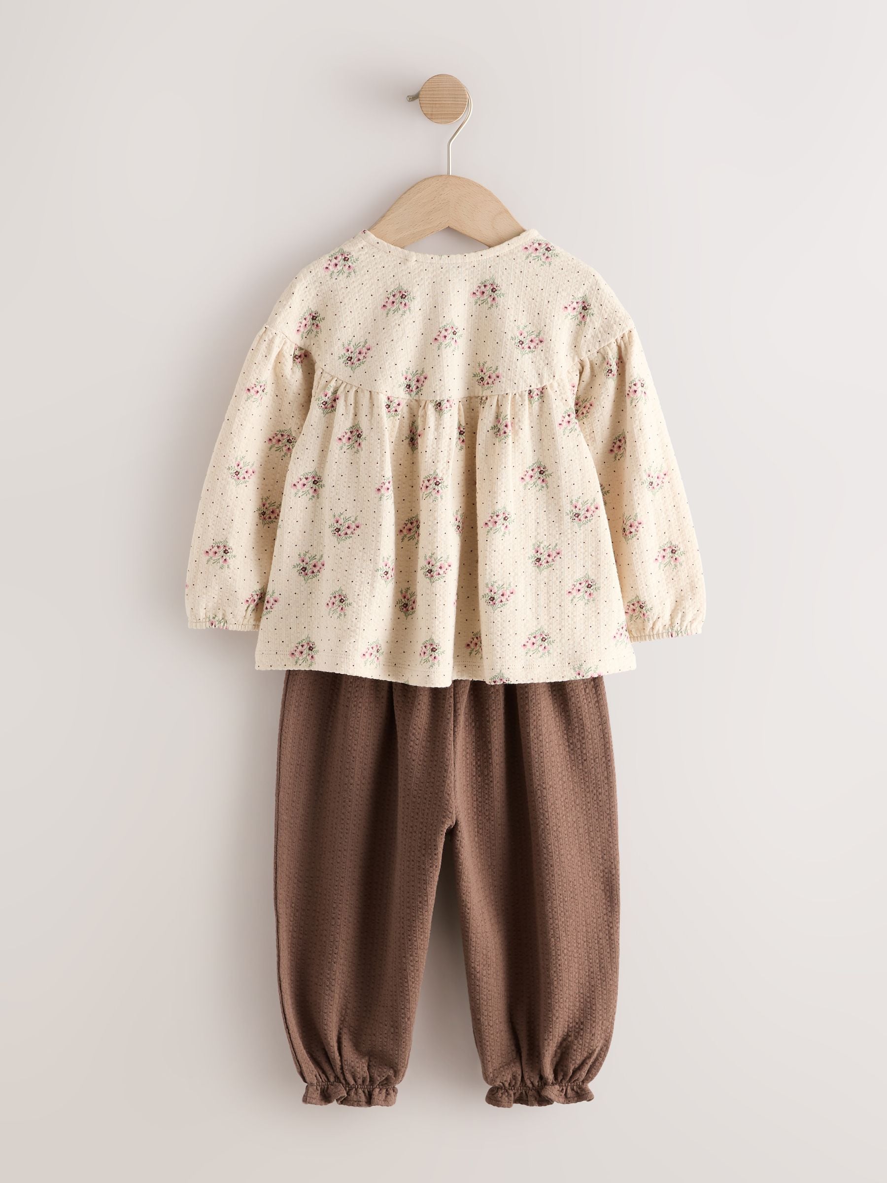 Pink Long Sleeve Blouse and Bloomer Trousers 4 Pack (3mths-7yrs) image 9