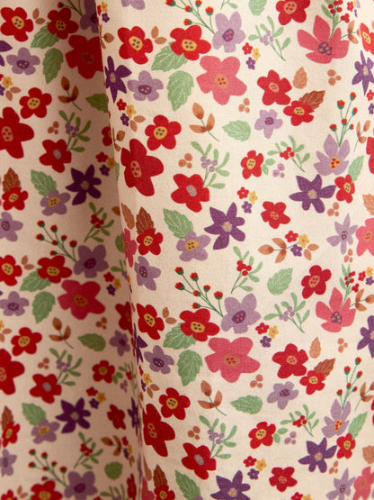 Dsiney Kidz - Jojo Maman Bébé Natural Floral Knitted Collar Combo Dress image 4