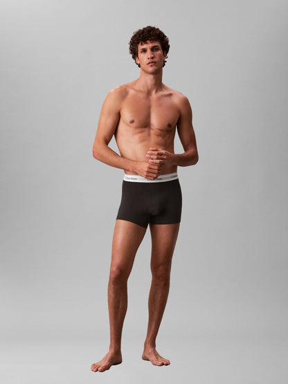 Dsiney Kidz - Calvin Klein Black Icon Cotton Stretch Relaxed Dart Trunks 5 Pack image 2