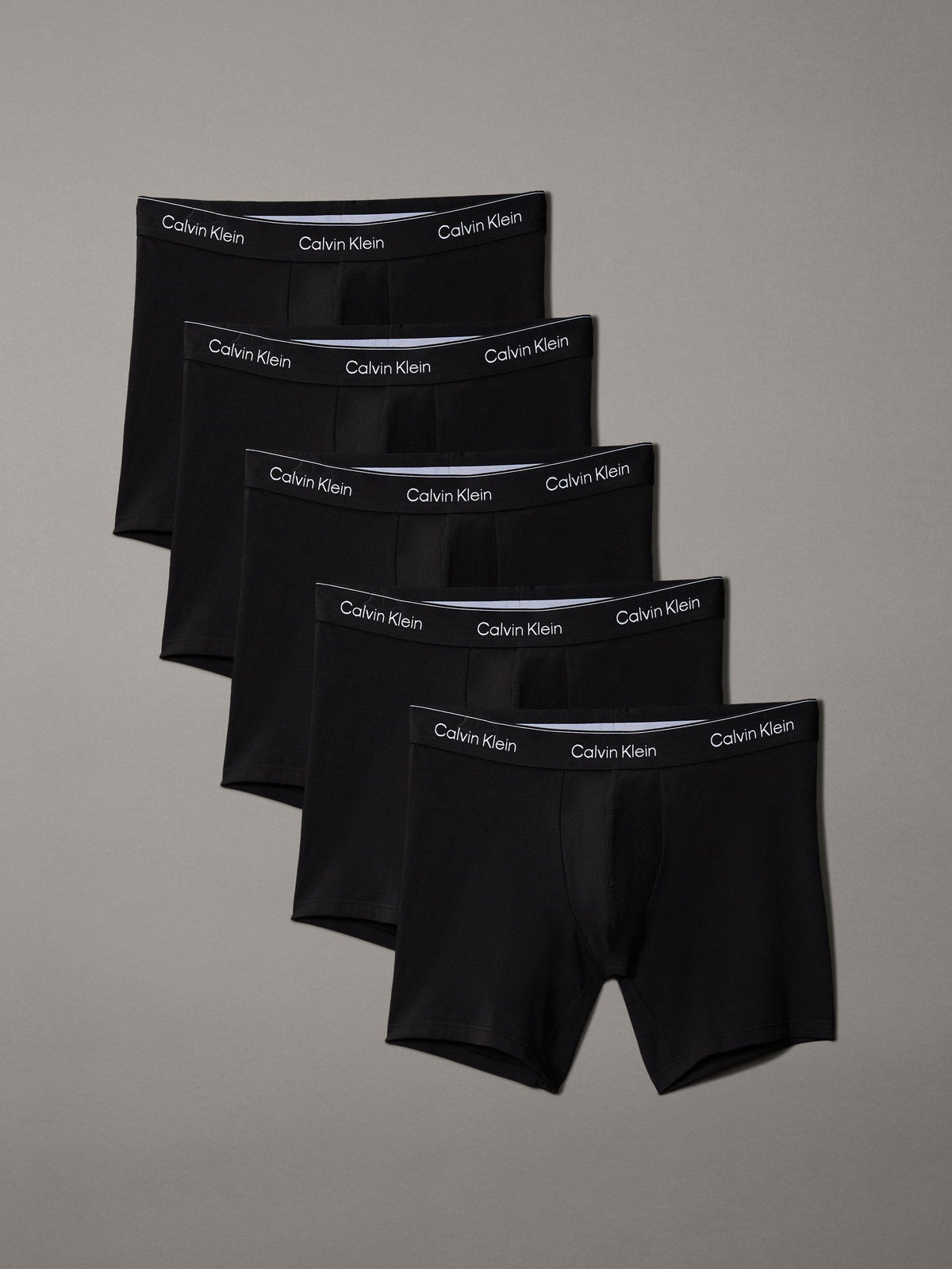 Dsiney Kidz - Calvin Klein Black Ground Icon Cotton Stretch Boxer Trunks Set image 1