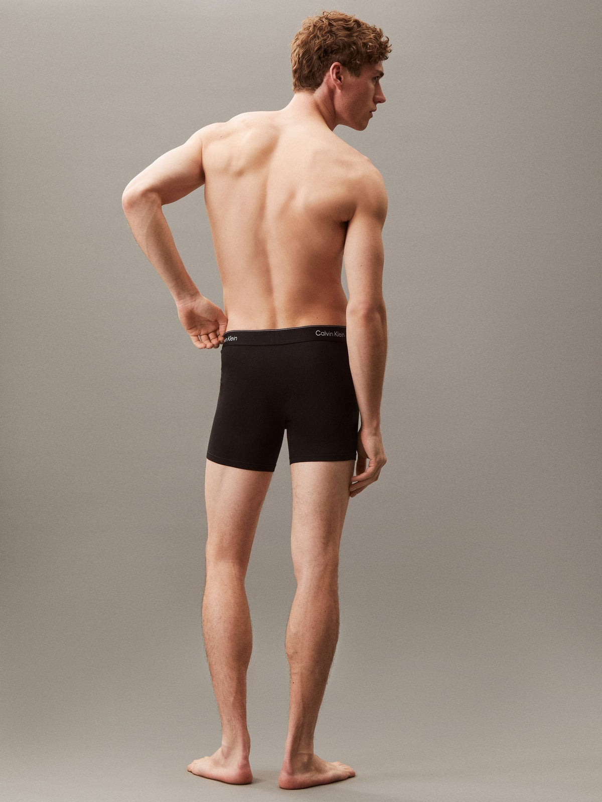 Dsiney Kidz - Calvin Klein Black Ground Icon Cotton Stretch Boxer Trunks Set image 4
