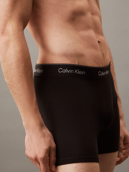 Dsiney Kidz - Calvin Klein Black Ground Icon Cotton Stretch Boxer Trunks Set image 6