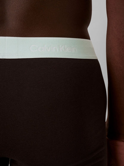 Dsiney Kidz - Calvin Klein Black/Green/Pink Icon Cotton Stretch Boxer Briefs 3 Pack image 5