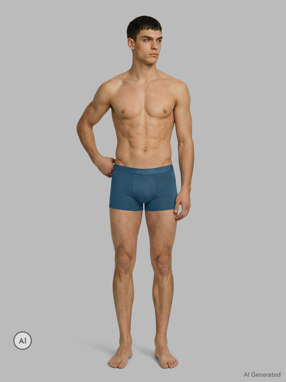 Dsiney Kidz - Calvin Klein Blue Ultra Soft Modal Trunks 3 Pack image 4