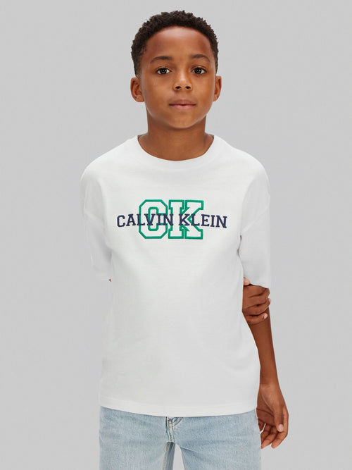 Calvin Klein Blue Short Sleeve Cotton T-Shirt image 1