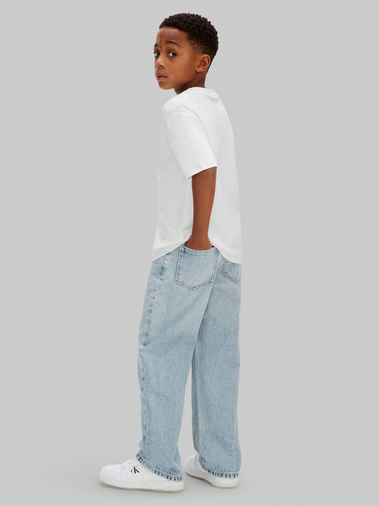 Calvin Klein Blue Short Sleeve Cotton T-Shirt image 2