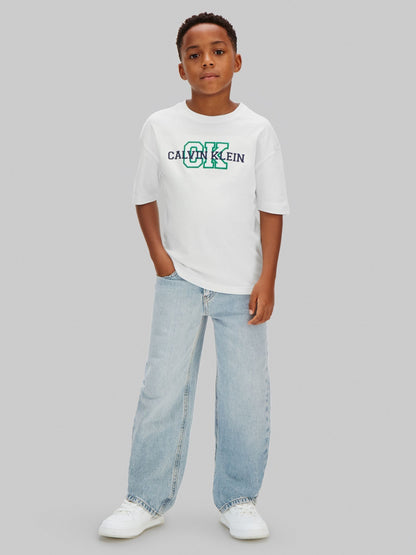 Calvin Klein Blue Short Sleeve Cotton T-Shirt image 3