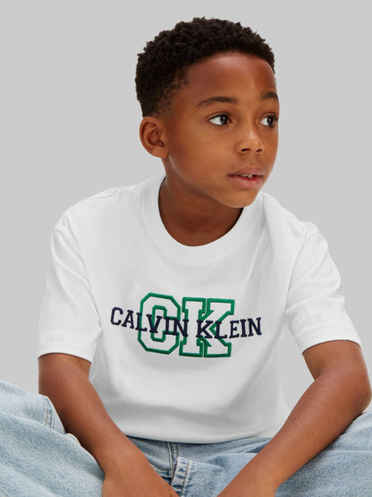 Calvin Klein Blue Short Sleeve Cotton T-Shirt image 4