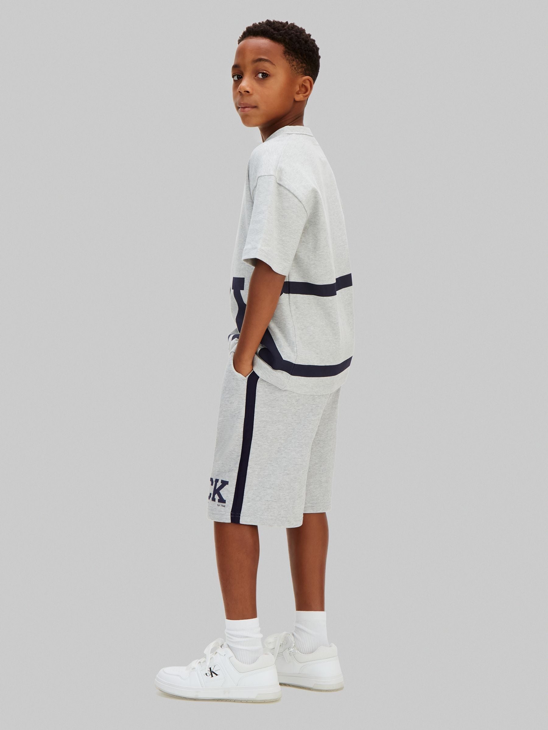 Dsiney Kidz - Calvin Klein Grey Denim Cargo Shorts image 4