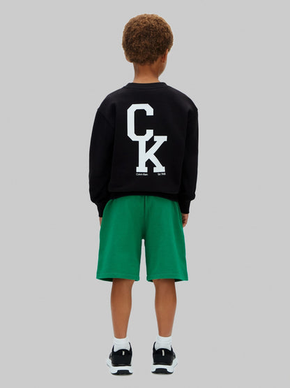 Calvin Klein Green Denim Cargo Shorts image 2
