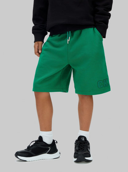 Calvin Klein Green Denim Cargo Shorts image 3