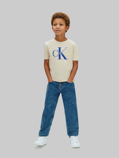 Dsiney Kidz - Calvin Klein Natural Short Sleeve Cotton T-Shirt image 3