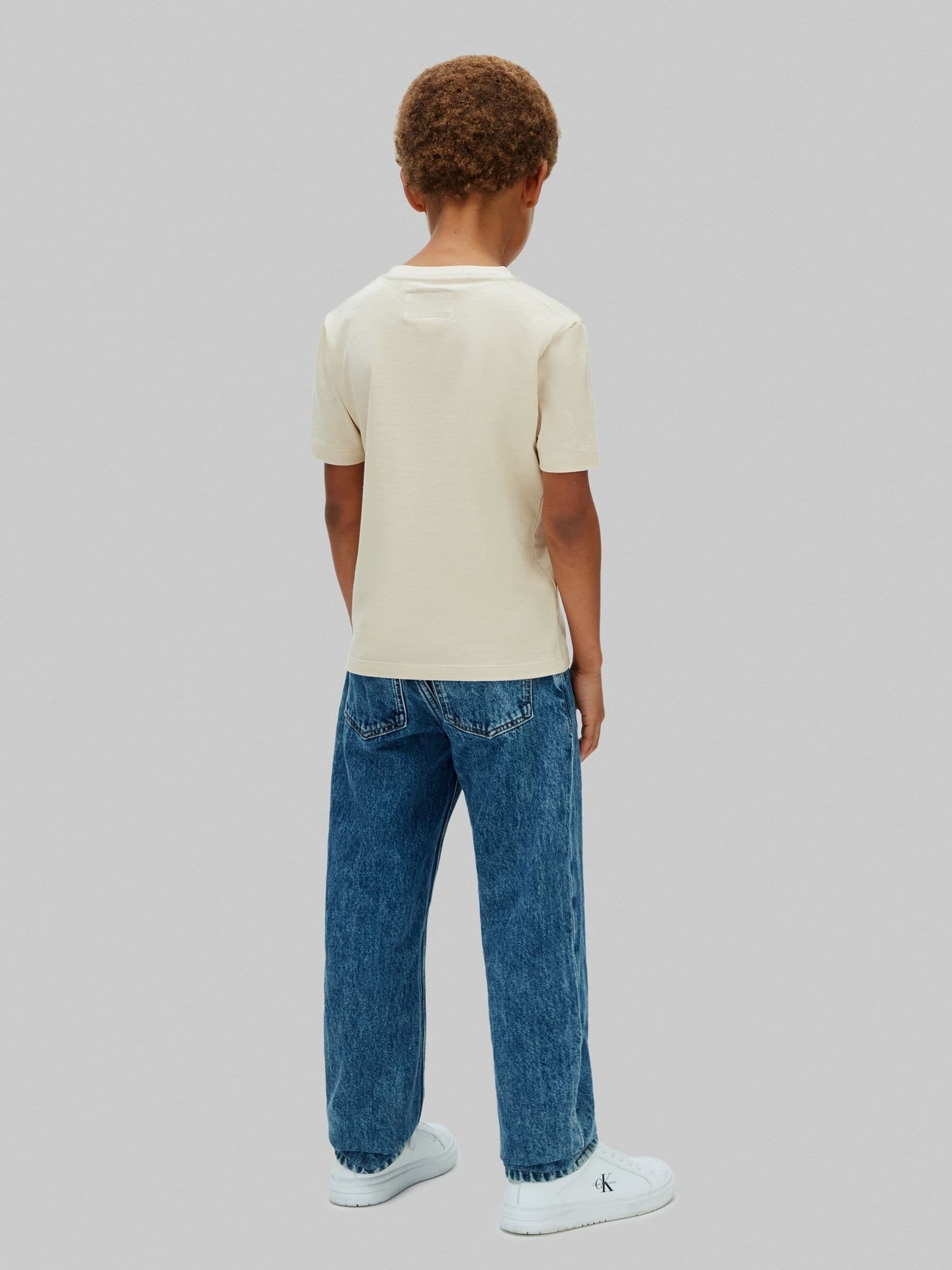 Dsiney Kidz - Calvin Klein Natural Short Sleeve Cotton T-Shirt image 4