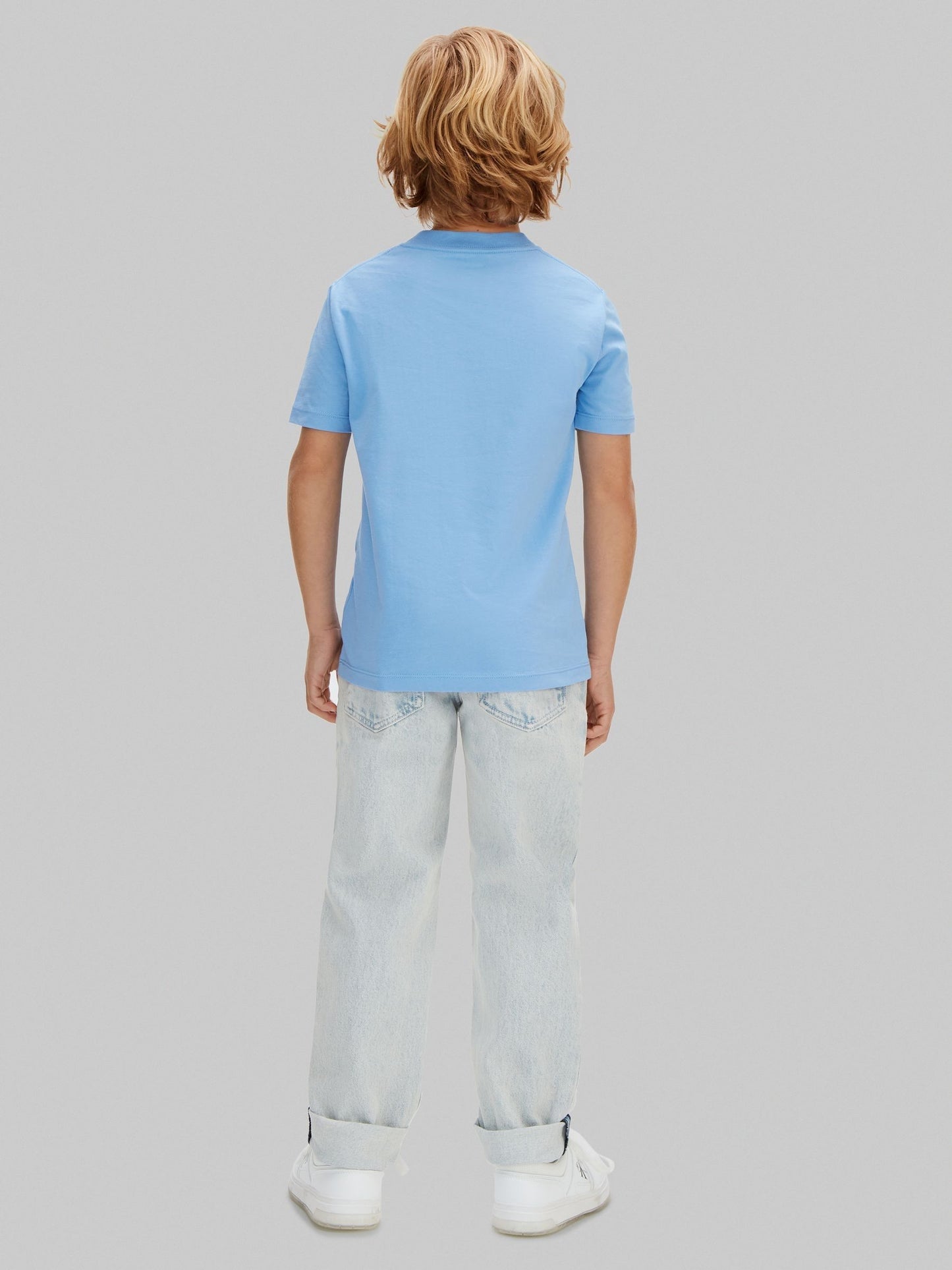 Calvin Klein Blue Short Sleeve Cotton T-Shirt image 2