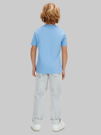Calvin Klein Blue Short Sleeve Cotton T-Shirt image 2