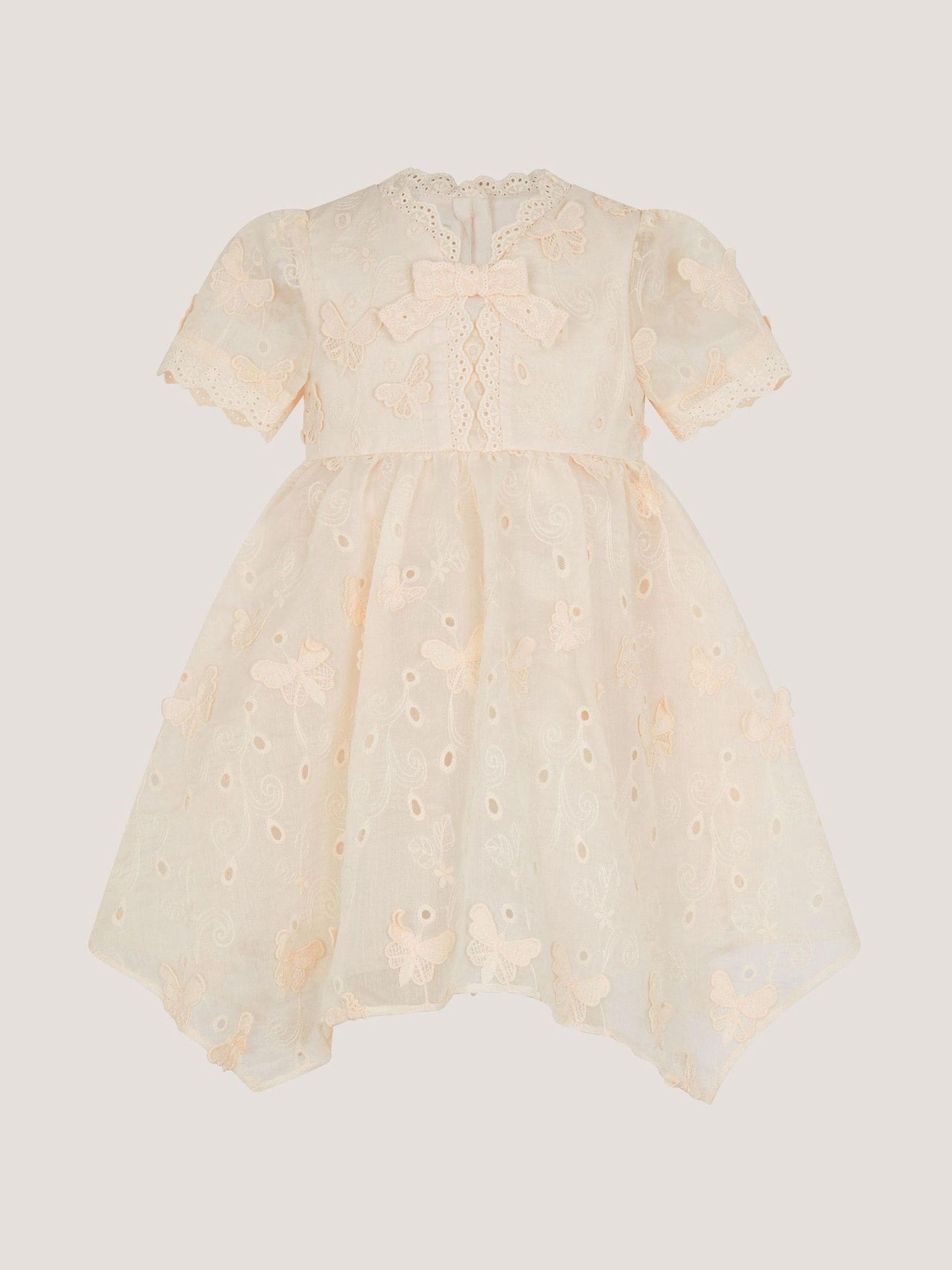 Monsoon Orange Baby Beryl Butterfly Broderie Dress image 1